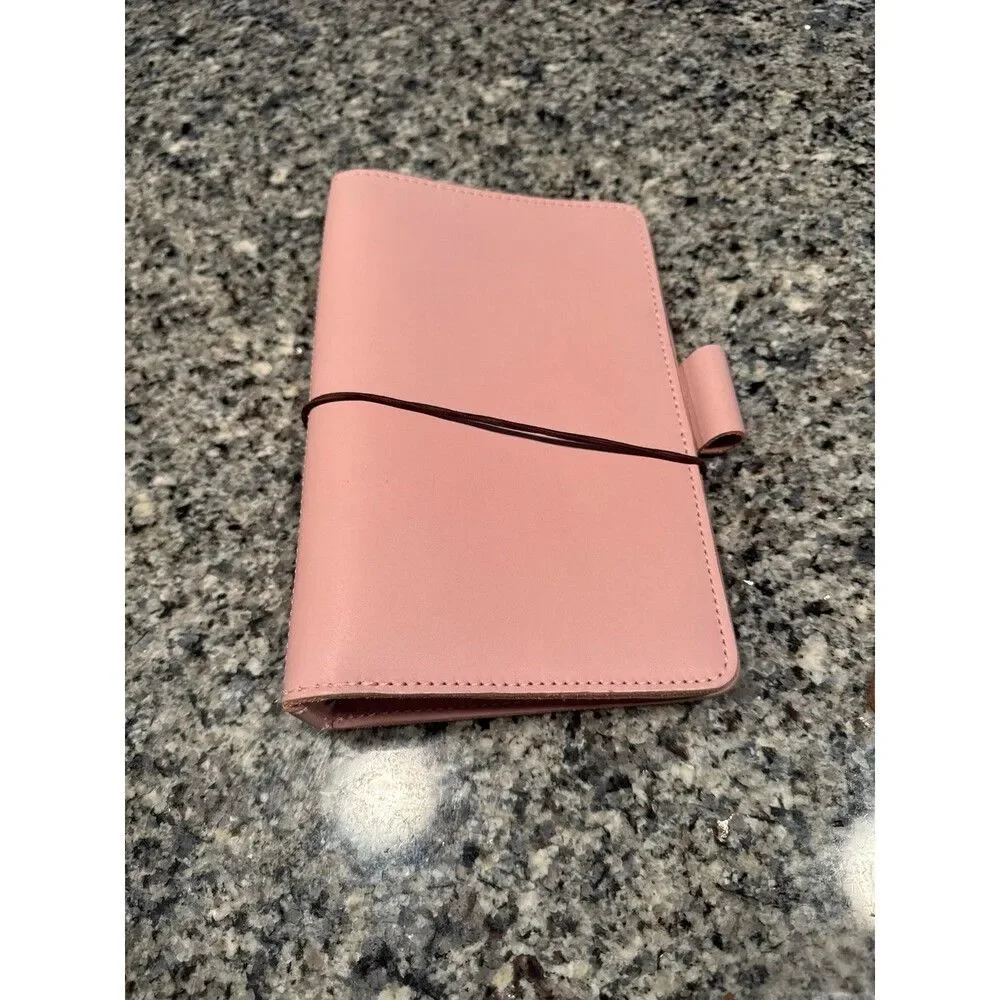 Lot of Planner Perfect Leather Travelers Notebook-Wide and journals